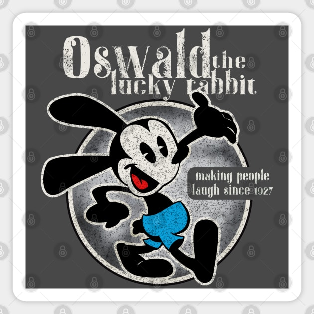 Oswald Keep Walking Magnet by Alema Art